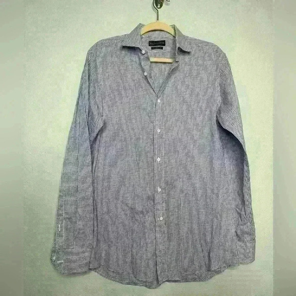 Ralph Lauren black label purple button down shirt size 16 - Picture 1 of 8